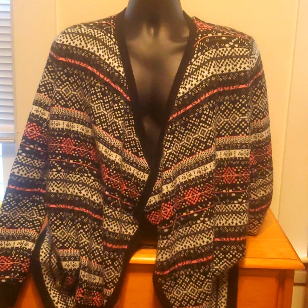 Torrid Drape-Front Open Sweater